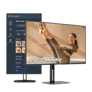 monitor_Q27V5 QHD USB-C 프리싱크 높낮이 HDR 무결점